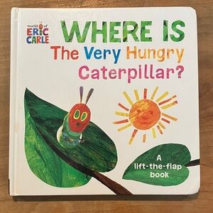 Eric Carle Where Is The Very Hungry Caterpillar? Lift-the-Flap board Book